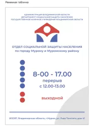 Режим работы